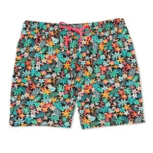 Chubbies Stretch 5.5” Inseam Trunks Men’s Large Bloomingos Excellent Condition